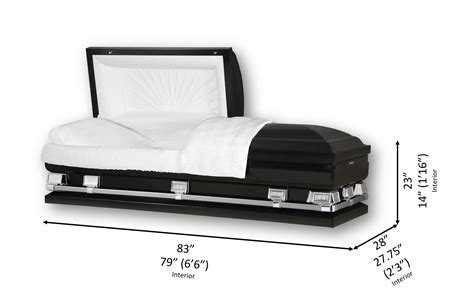 oversize casket dimensions